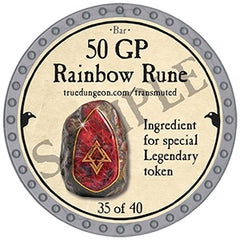 50 GP Rainbow Rune - 2025 (Platinum) - C173