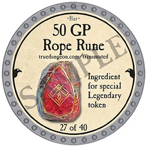 50 GP Rope Rune - 2025 (Platinum) - C166