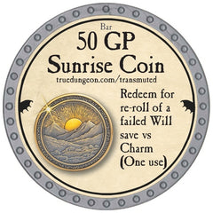 50 GP Sunrise Coin - 2026 (Platinum) - C