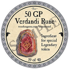 50 GP Verdandi Rune - 2025 (Platinum) - C166