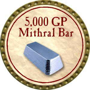 5,000 GP Mithral Bar - 2007 (Gold) - C37