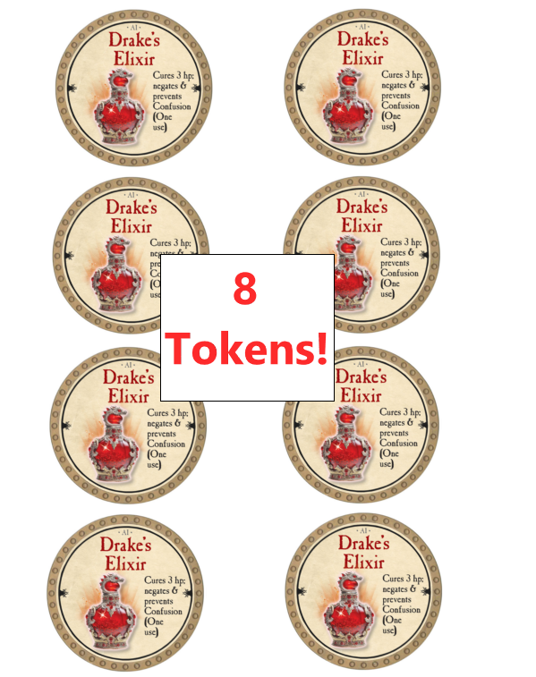 Drake's Elixir #1 (8 Tokens)