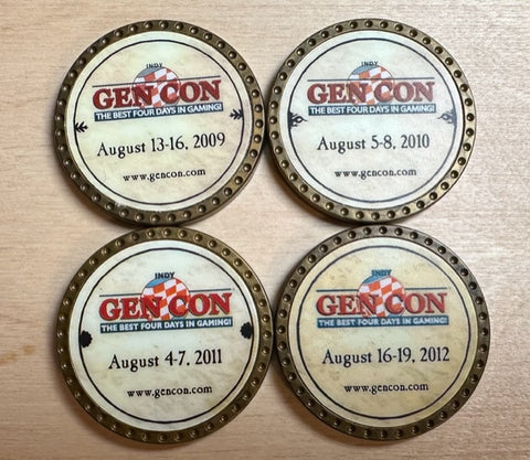 Gen Con Promo Set - 4 Tokens (Gold)