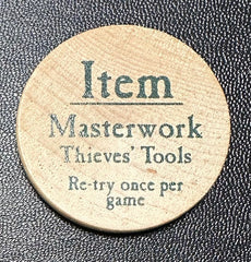 Masterwork Thieves' Tools - 2005a (Wooden) - GLH Initials - C37