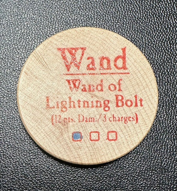 Wand of Lightning Bolt - 2006 (Wooden) - 1 Charge Used [Dot] - C37