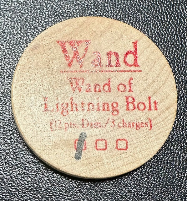Wand of Lightning Bolt - 2006 (Wooden) - 1 Charge Used [Line] - C37
