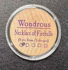 Necklace of Fireballs - 2005UR (Wooden) - 1 Charge Used - C37