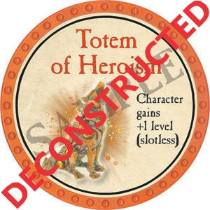 Totem of Heroism DECONSTRUCTED - 40 Tokens - 2022 (Platinum) - C26