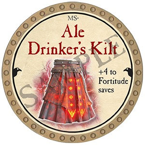 Ale Drinker's Kilt - 2025 (Gold) - C165