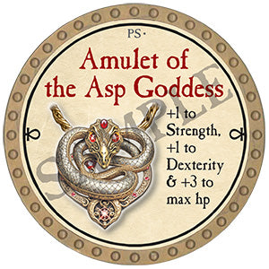 Amulet of the Asp Goddess - 2024 (Gold) - C185