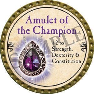 Amulet of the Champion - 2016 (Gold) - C101