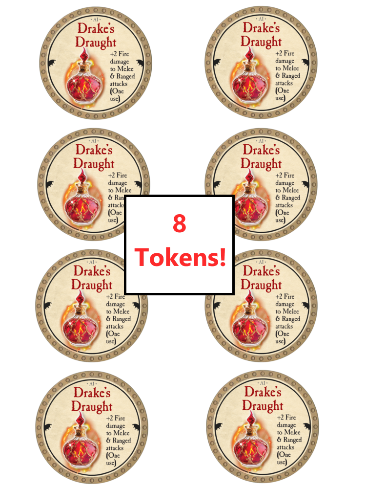 Drake's Draught #4 (8 Tokens)