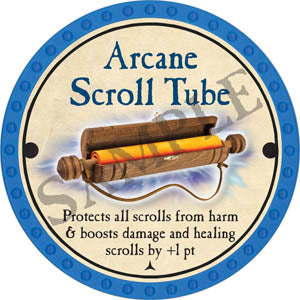 Arcane Scroll Tube - 2017 (Light Blue) - C159