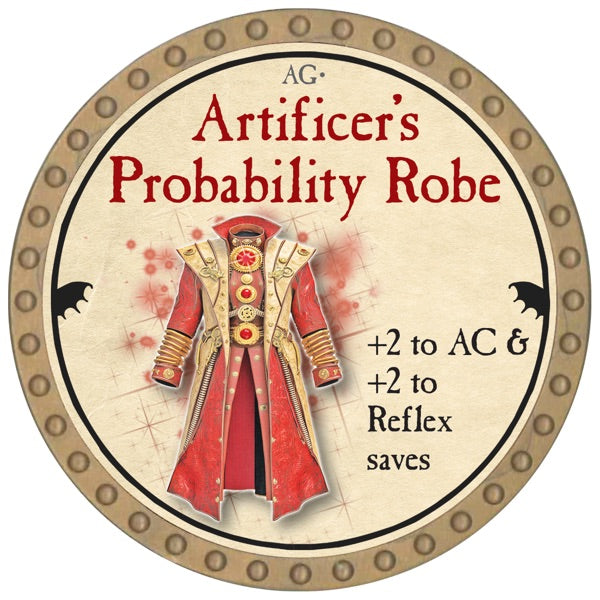 Artificer's Probability Robe - 2026 (Gold) - C211