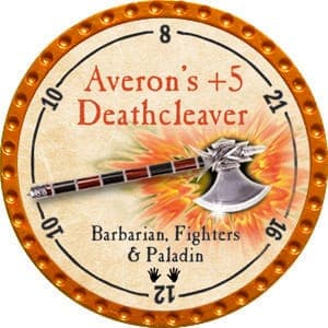Averon’s +5 Deathcleaver - 2015 (Orange) - C139