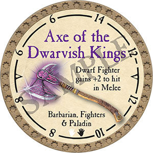 Axe of the Dwarvish Kings - 2021 (Gold) - C164