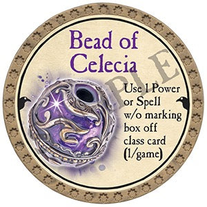 Bead of Celecia - 2025 (Gold) - C159
