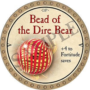 Bead of the Dire Bear - 2021 (Gold) - C170