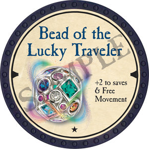 Bead of the Lucky Traveler - 2019 (Blue) - C138
