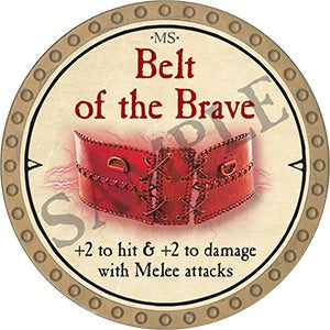Belt of the Brave - 2021 (Gold) - C203