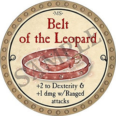 Belt of the Leopard - 2023 (Gold) - C210