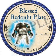 Blessed Redoubt Plate - 2016 (Blue) - C132