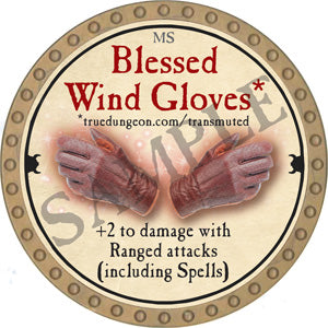 Blessed Wind Gloves - 2018 (Gold) - C135