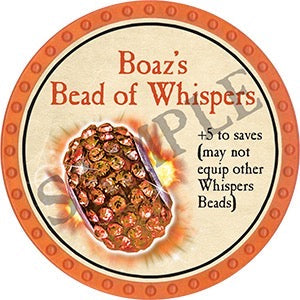 Boaz's Bead of Whispers - 2023 (Orange) - C91