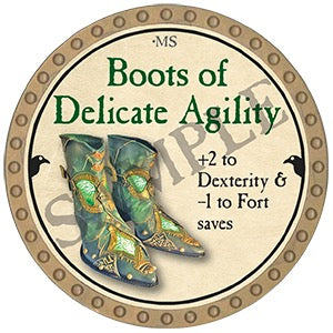 Boots of Delicate Agility - 2025 (Gold) - C140