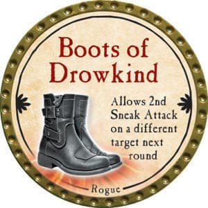 Boots of Drowkind - 2015 (Gold) - C66