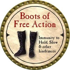 Boots of Free Action - 2007 (Gold) - C183