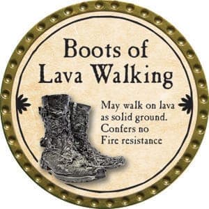 Boots of Lava Walking - 2015 (Gold) - C165