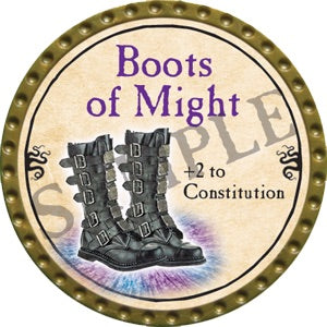 Boots of Might - 2016 (Gold) - C196