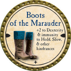 Boots of the Marauder - 2014 (Gold) - C163