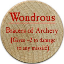 Bracers of Archery - 2005a (Wooden) - C37