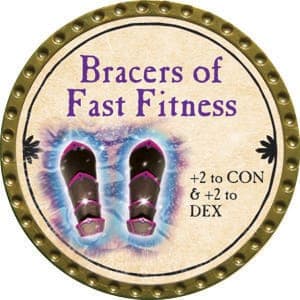 Bracers of Fast Fitness - 2015 (Gold) - C148
