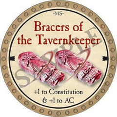 Bracers of the Tavernkeeper - 2020 (Gold) - C37