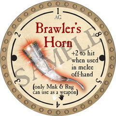 Brawler's Horn - 2017 (Gold) - C135