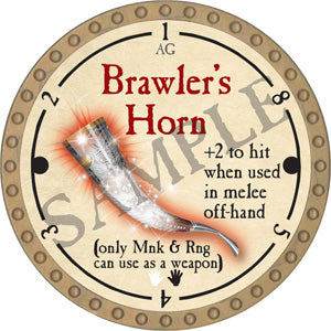 Brawler's Horn - 2017 (Gold) - C163