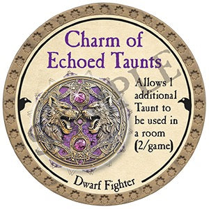 Charm of Echoed Taunts - 2025 (Gold) - C203