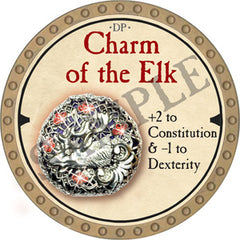 Charm of the Elk - 2019 (Gold) - C166