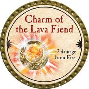 Charm of the Lava Fiend - 2015 (Gold) - C206