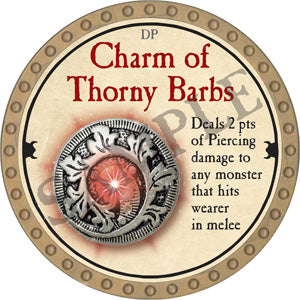 Charm of Thorny Barbs - 2018 (Gold) - C166