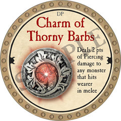 Charm of Thorny Barbs - 2018 (Gold) - C130
