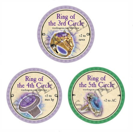 Rings of the Circle Set - (3 Tokens) - C121