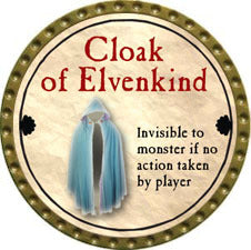 Cloak of Elvenkind - 2011 (Gold) - C157