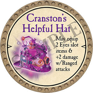 Cranston's Helpful Hat - 2021 (Gold) - C37