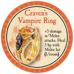 Craven's Vampire Ring - 2026 (Orange)