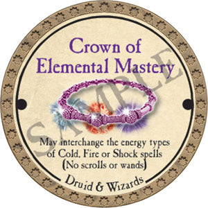 Crown of Elemental Mastery - 2017 (Gold) - C26
