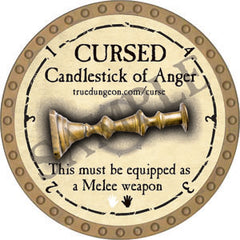 CURSED Candlestick of Anger - 2022 (Gold) - C37